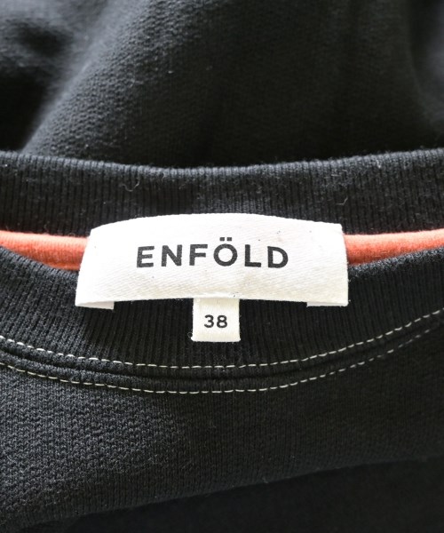 ENFOLD（エンフォルド）スウェット 黒 サイズ:38(M位) レディース/2200693662099