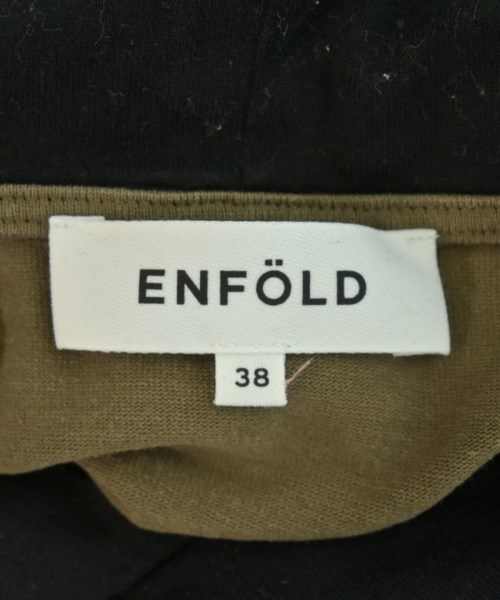 ENFOLD（エンフォルド）Tシャツ・カットソー 黒 サイズ:38(M位) レディース/2200693662105