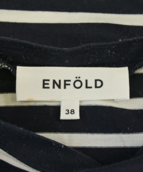 ENFOLD（エンフォルド）Tシャツ・カットソー 黒 サイズ:38(M位) レディース/2200693662112