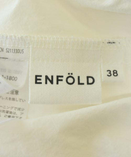 ENFOLD（エンフォルド）その他 白 サイズ:38(M位) レディース/2200693662150