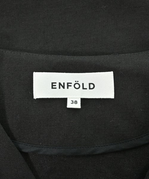 ENFOLD（エンフォルド）ブラウス 黒 サイズ:38(M位) レディース/2200695458027
