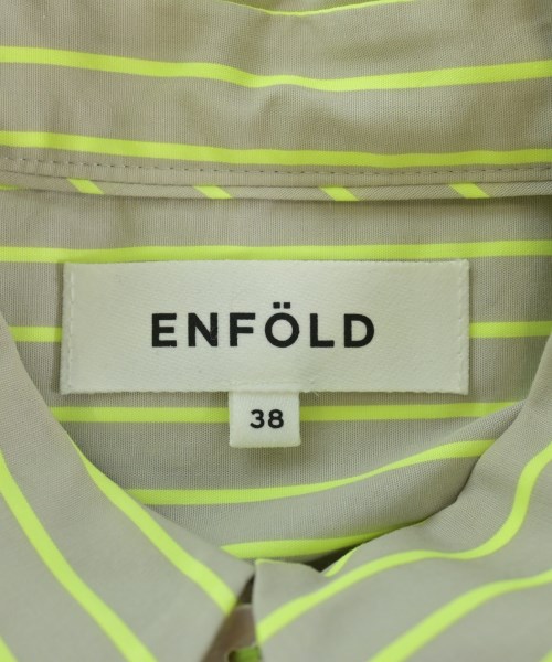 ENFOLD（エンフォルド）カジュアルシャツ ベージュ サイズ:38(M位) レディース/2200698630031