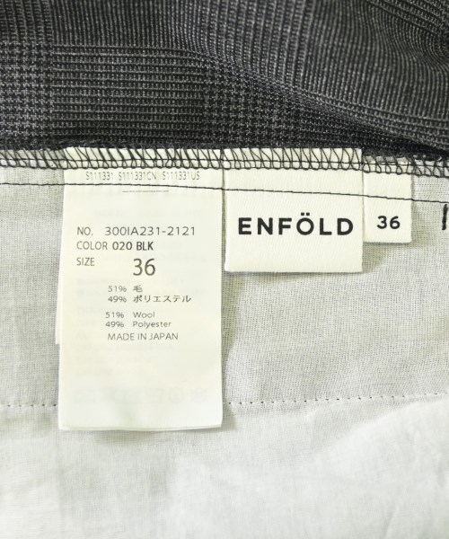 ENFOLD（エンフォルド）スラックス グレー サイズ:36(S位) レディース/2200698637047
