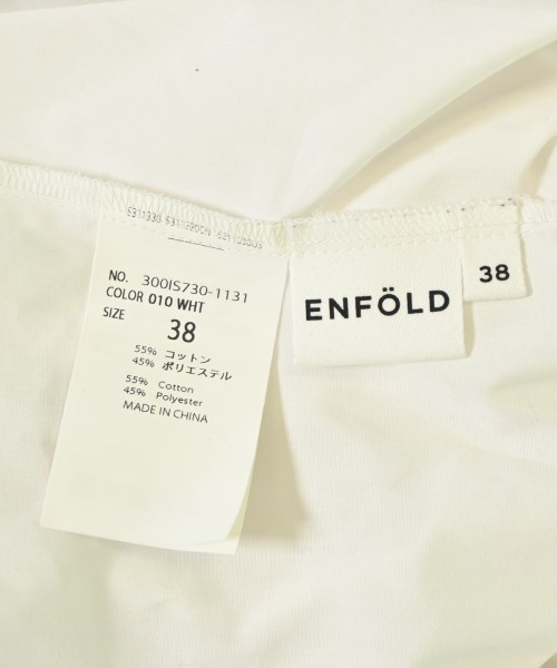 ENFOLD（エンフォルド）カジュアルシャツ 白 サイズ:38(M位) レディース/2200698637061