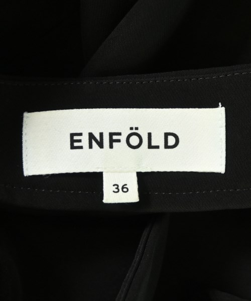 ENFOLD（エンフォルド）ワンピース 黒 サイズ:36(S位) レディース/2200700250097