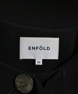 ENFOLD（エンフォルド）ノーカラージャケット 黒 サイズ:36(S位) レディース/2200694405077