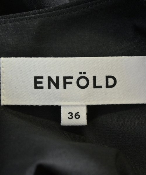 ENFOLD（エンフォルド）ブラウス 黒 サイズ:36(S位) レディース/2200700881031