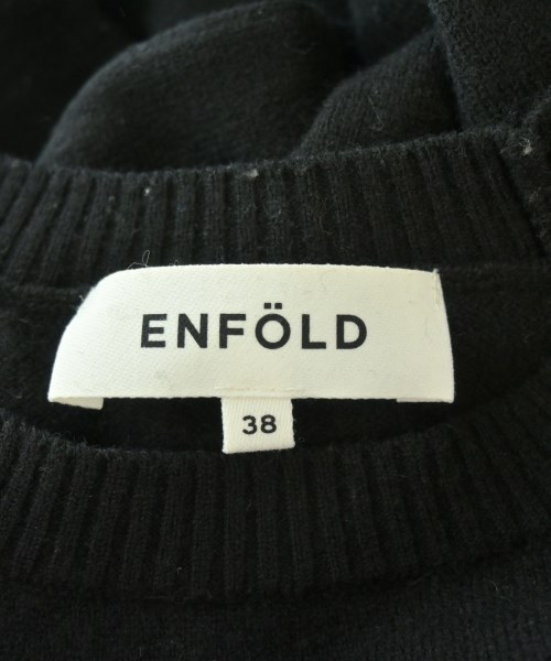 ENFOLD（エンフォルド）ニット・セーター 黒 サイズ:38(M位) レディース/2200701062040