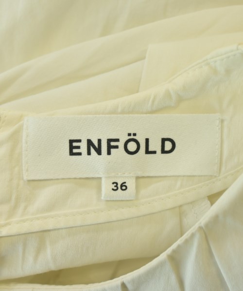 ENFOLD（エンフォルド）ブラウス 白 サイズ:36(S位) レディース/2200699148054