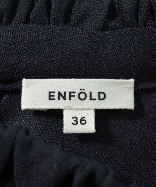 ENFOLD（エンフォルド）ワンピース 紺 サイズ:36(S位) レディース/2200701445065