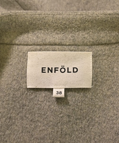 ENFOLD（エンフォルド）コート グレー サイズ:38(M位) レディース/2200698556072