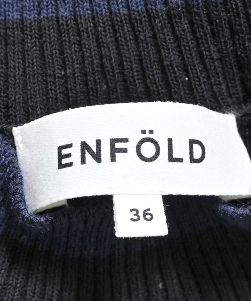 ENFOLD（エンフォルド）ニット・セーター 黒 サイズ:36(S位) レディース/2200699998086