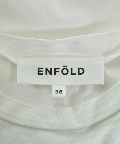 ENFOLD（エンフォルド）Tシャツ・カットソー 白 サイズ:38(M位) レディース/2200652243093