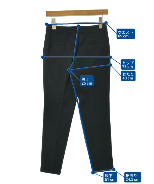 ENFOLD（エンフォルド）スラックス 黒 サイズ:36(S位) レディース/2200655997016