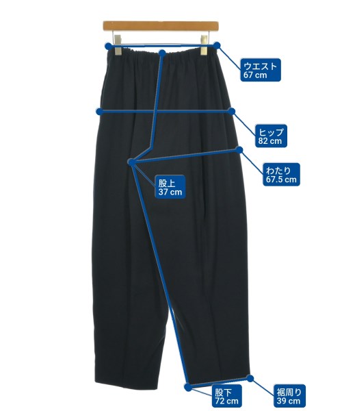 ENFOLD（エンフォルド）スラックス 紺 サイズ:38(M位) レディース/2200656236015