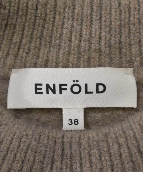 ENFOLD（エンフォルド）ニット・セーター ベージュ サイズ:38(M位) レディース/2200656608119