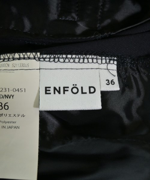 ENFOLD（エンフォルド）スラックス 紺 サイズ:36(S位) レディース/2200652553055