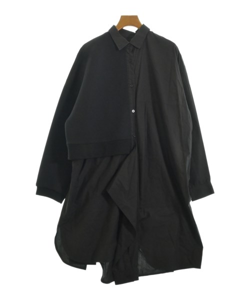 ENFOLD(エンフォルド)カジュアルシャツ 黒 サイズ:38(M位)/2200650103016