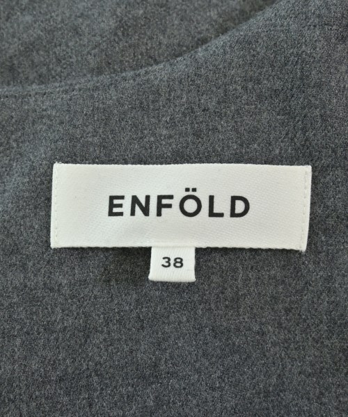 ENFOLD（エンフォルド）ワンピース グレー サイズ:38(M位) レディース/2200657294052