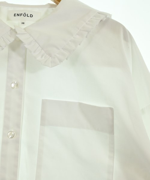 ENFOLD（エンフォルド）ブラウス 白 サイズ:38(M位) レディース/2200657817022