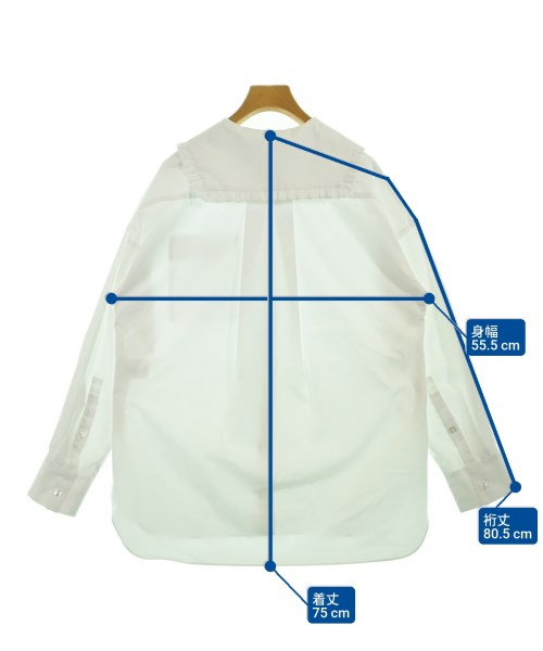 ENFOLD（エンフォルド）ブラウス 白 サイズ:38(M位) レディース/2200657817022