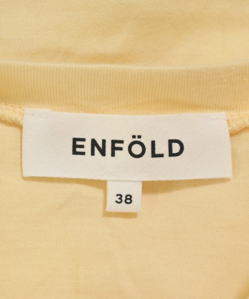 ENFOLD（エンフォルド）Tシャツ・カットソー 黄 サイズ:38(M位) レディース/2200658878022