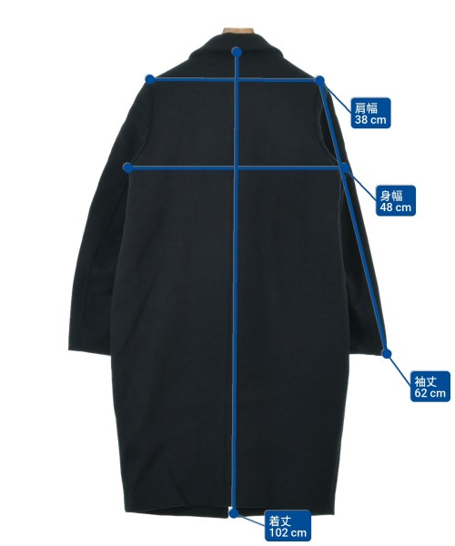 ENFOLD（エンフォルド）チェスターコート 紺 サイズ:38(M位) レディース/2200655906018