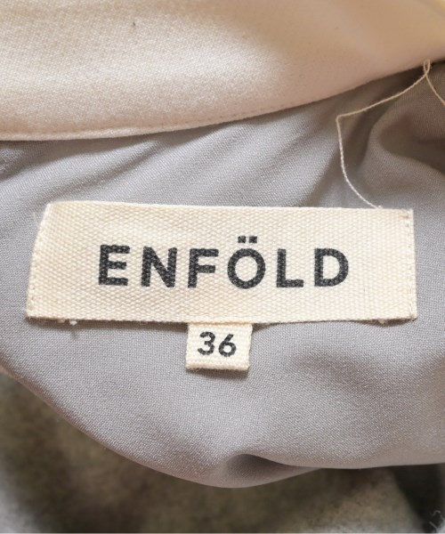 ENFOLD（エンフォルド）ブラウス グレー サイズ:36(S位) レディース/2200656343010