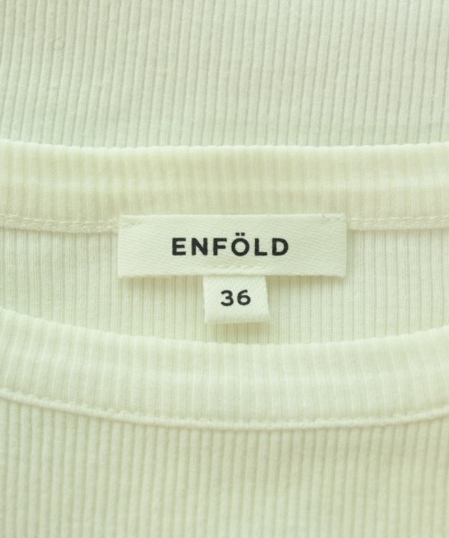ENFOLD（エンフォルド）Tシャツ・カットソー 白 サイズ:36(S位) レディース/2200653648088