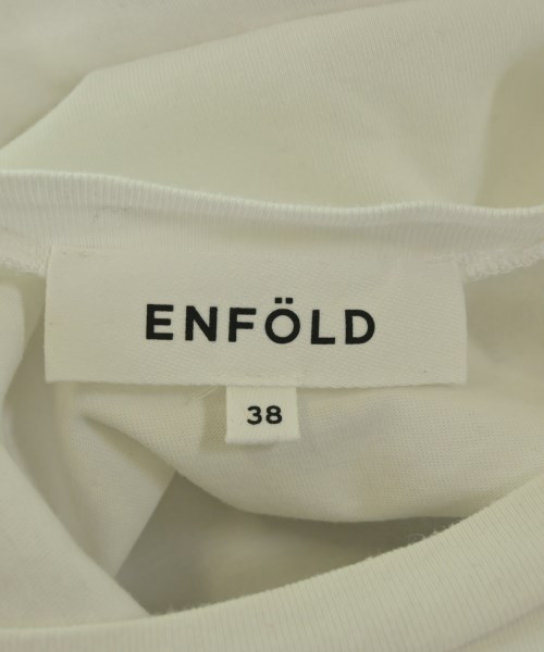 ENFOLD（エンフォルド）Tシャツ・カットソー 白 サイズ:38(M位) レディース/2200657050030