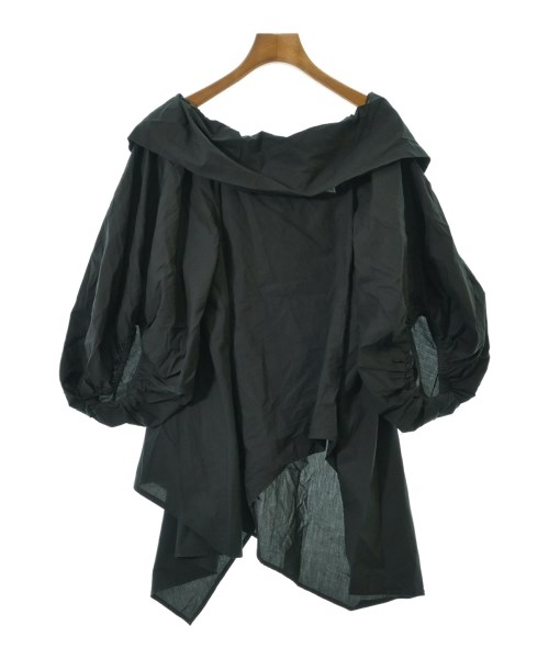 ENFOLD(エンフォルド)ブラウス 黒 サイズ:38(M位)/2200660592053
