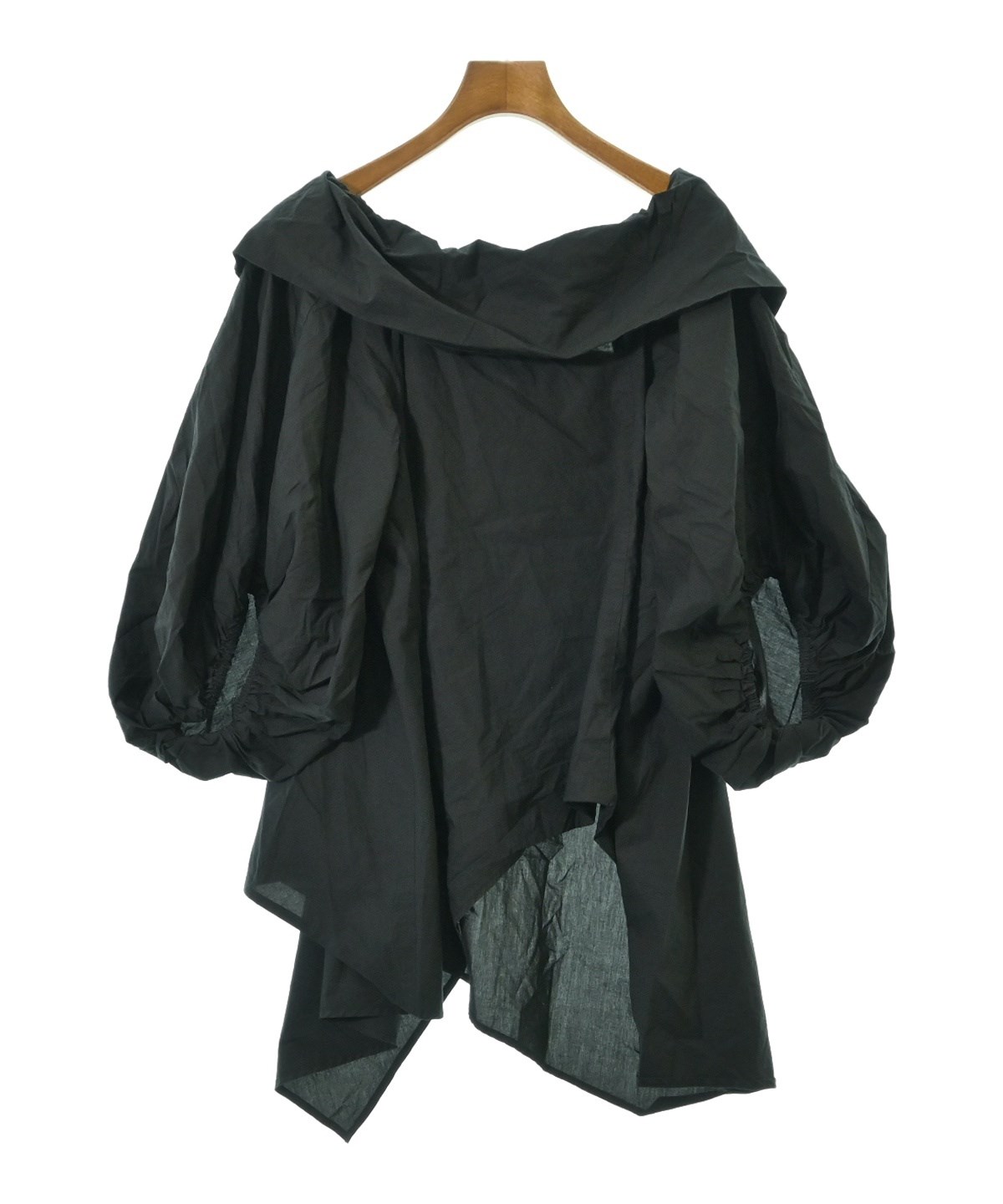 ENFOLD（エンフォルド）ブラウス 黒 サイズ:38(M位) レディース