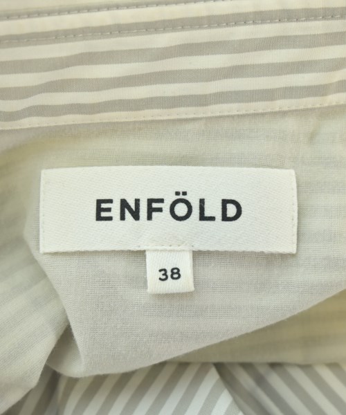 ENFOLD（エンフォルド）ブラウス グレー サイズ:38(M位) レディース/2200661163030