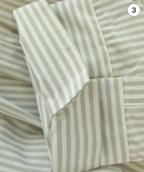 ENFOLD（エンフォルド）ブラウス グレー サイズ:38(M位) レディース/2200661163030