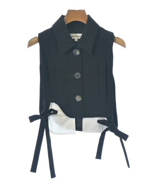 ENFOLD(エンフォルド)ベスト 黒 サイズ:38(M位)/2200661163078