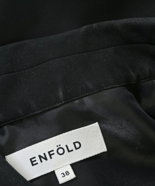 ENFOLD（エンフォルド）ベスト 黒 サイズ:38(M位) レディース/2200661163078