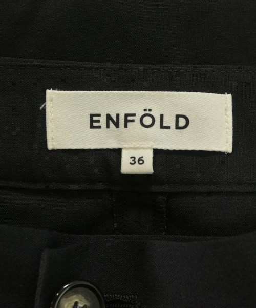 ENFOLD（エンフォルド）ショートパンツ 黒 サイズ:36(S位) レディース/2200661163115