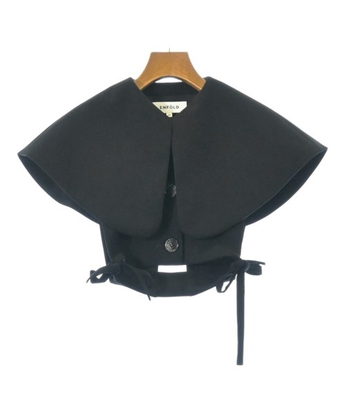 ENFOLD(エンフォルド)カジュアルシャツ 黒 サイズ:38(M位)/2200658375033