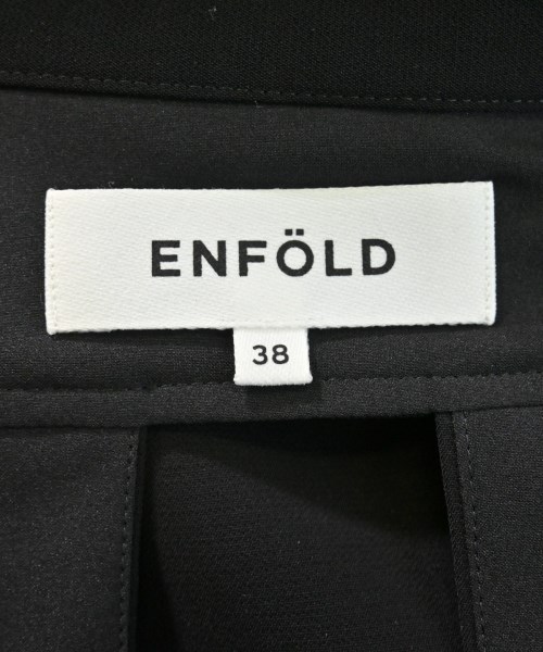 ENFOLD（エンフォルド）カジュアルシャツ 黒 サイズ:38(M位) レディース/2200658375033