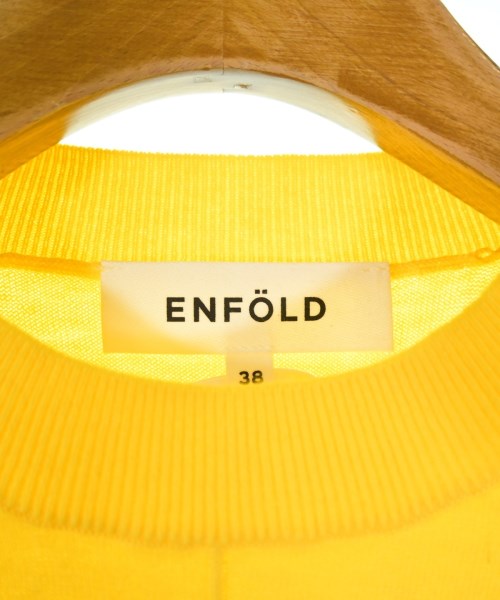 ENFOLD（エンフォルド）ニット・セーター 黄 サイズ:38(M位) レディース/2200710928108