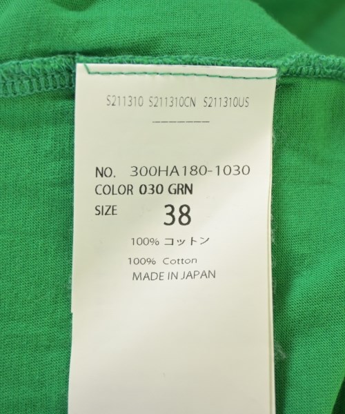 ENFOLD（エンフォルド）Tシャツ・カットソー 緑 サイズ:38(M位) レディース/2200711245037