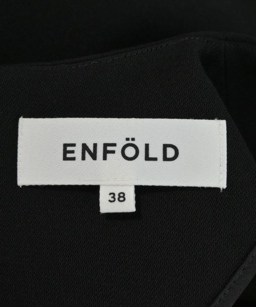 ENFOLD（エンフォルド）ブラウス 黒 サイズ:38(M位) レディース/2200710372048