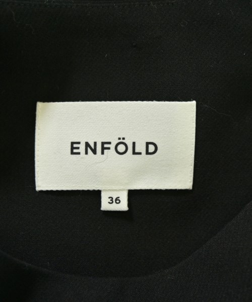 ENFOLD（エンフォルド）ブラウス 黒 サイズ:36(S位) レディース/2200710372055