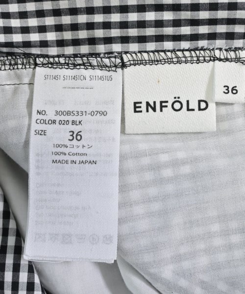 ENFOLD（エンフォルド）スラックス 黒 サイズ:36(S位) レディース/2200707518022