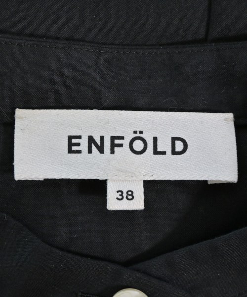 ENFOLD（エンフォルド）オールインワン/サロペット 黒 サイズ:38(M位) レディース/2200712312080
