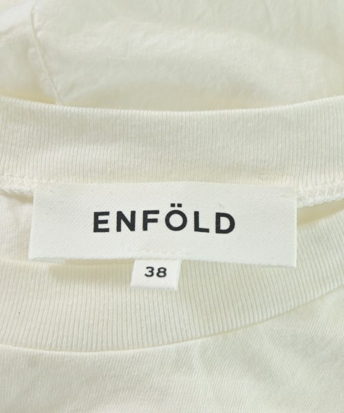 ENFOLD（エンフォルド）Tシャツ・カットソー 白 サイズ:38(M位) レディース/2200712715027
