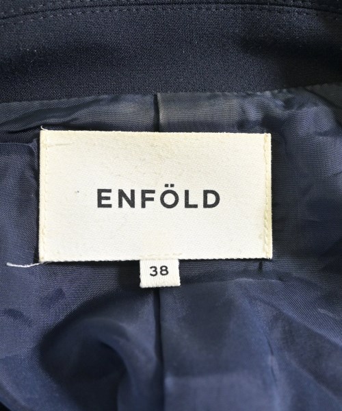 ENFOLD（エンフォルド）チェスターコート 紺 サイズ:38(M位) レディース/2200711083011