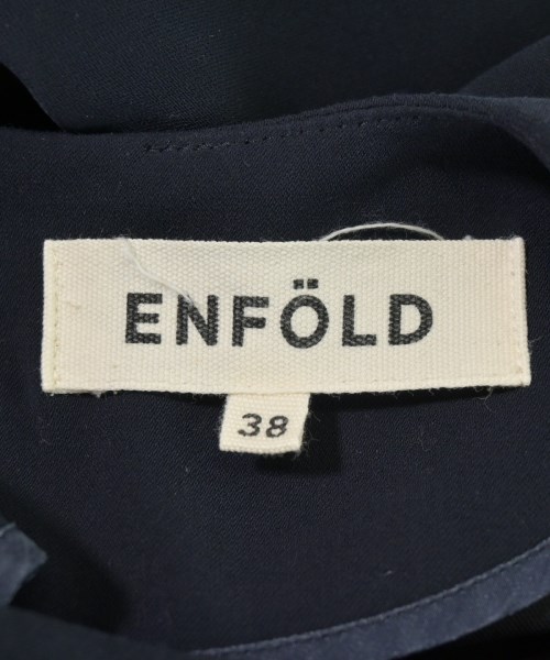ENFOLD（エンフォルド）ブラウス 紺 サイズ:38(M位) レディース/2200709039105