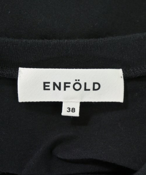 ENFOLD（エンフォルド）Tシャツ・カットソー 黒 サイズ:38(M位) レディース/2200715316146