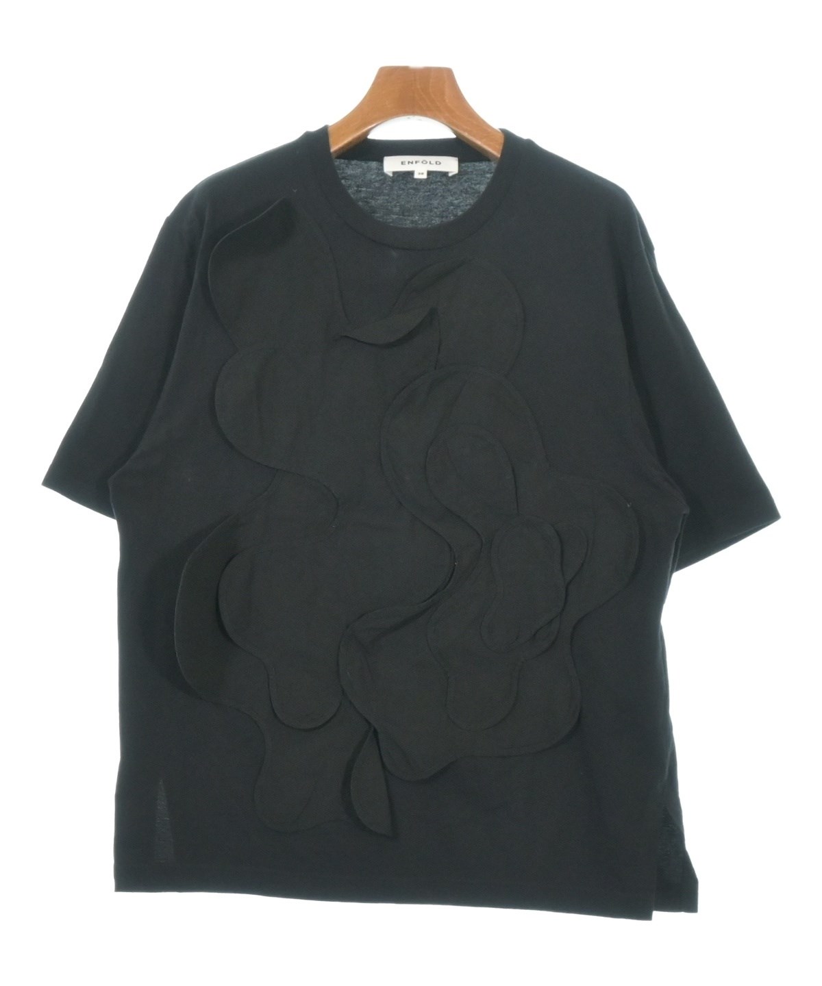 【値下げ！】ENFOLD カットソー ENFOLD（エンフォルド）Tシャツ・カットソー 黒 サイズ:38(M位